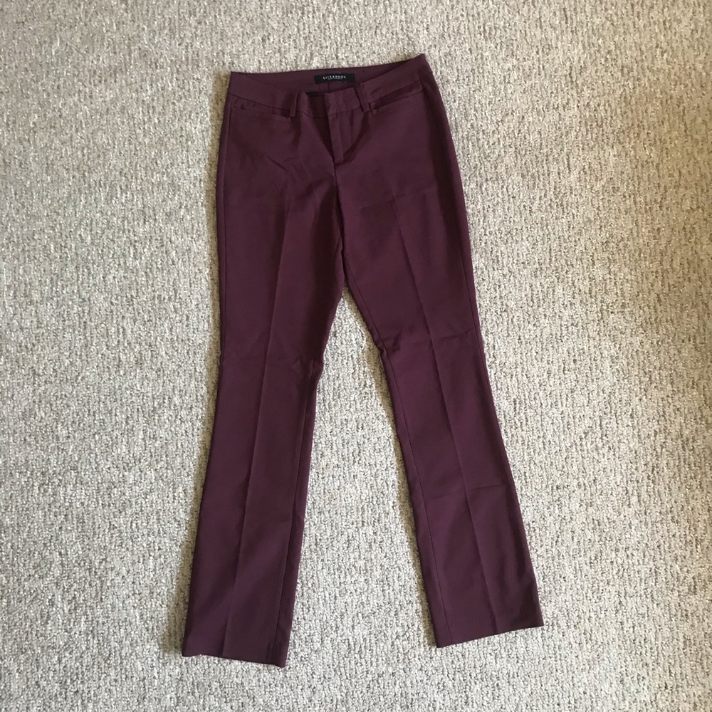 Liverpool Jeans Company Trouser Pants in Port Wine